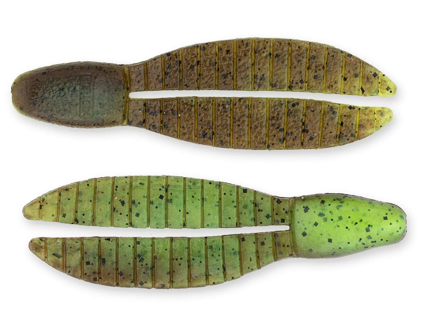 3" FLEX CHUNK MEDIUM - GREEN PUMPKIN/CHARTREUSE