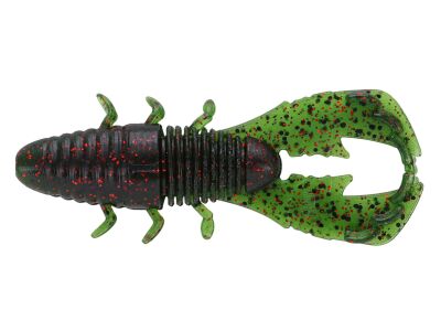 3.75" YAMA Bug (208) Watermelon Black & Red Flk.