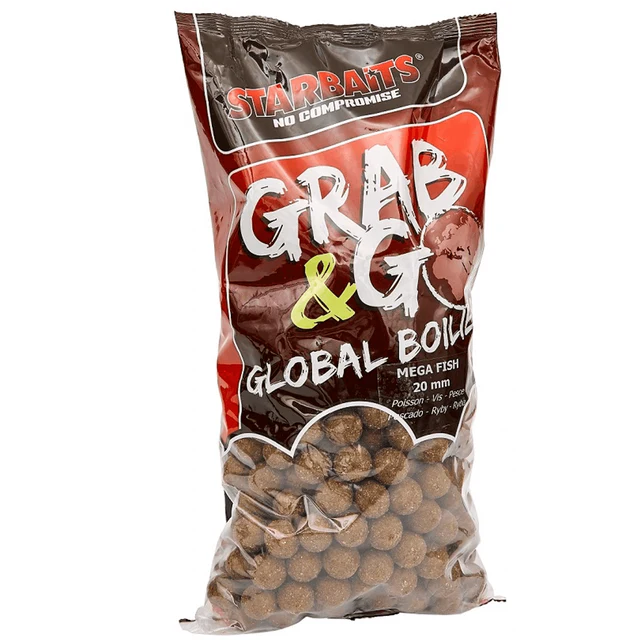 G&G GLOBAL BOILIES 1KG MEGA FISH 20MM