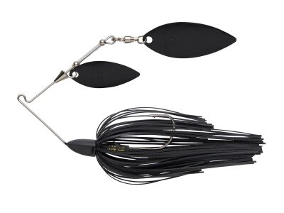 7.0g Baby Tee-Bone Spinnerbaits Double Willow (001)Black