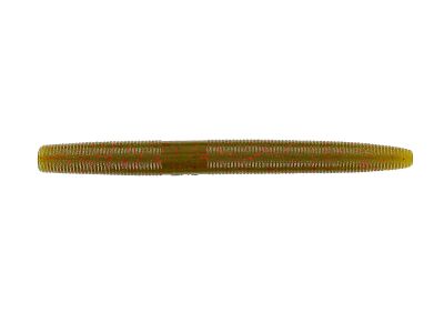 4" Senko (357) Light Green Pumpkin Red Flk.