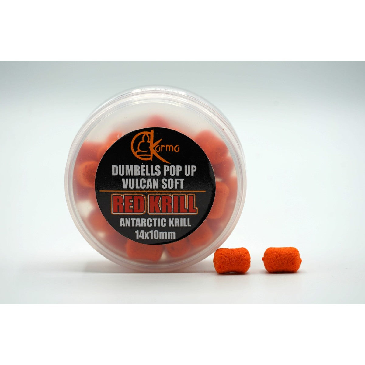 KB Dumbell Vulcan Soft Pop Up Red Krill 10x14 mm - 25 g