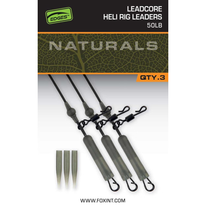 Natural Leadcore Heli Rig Leade