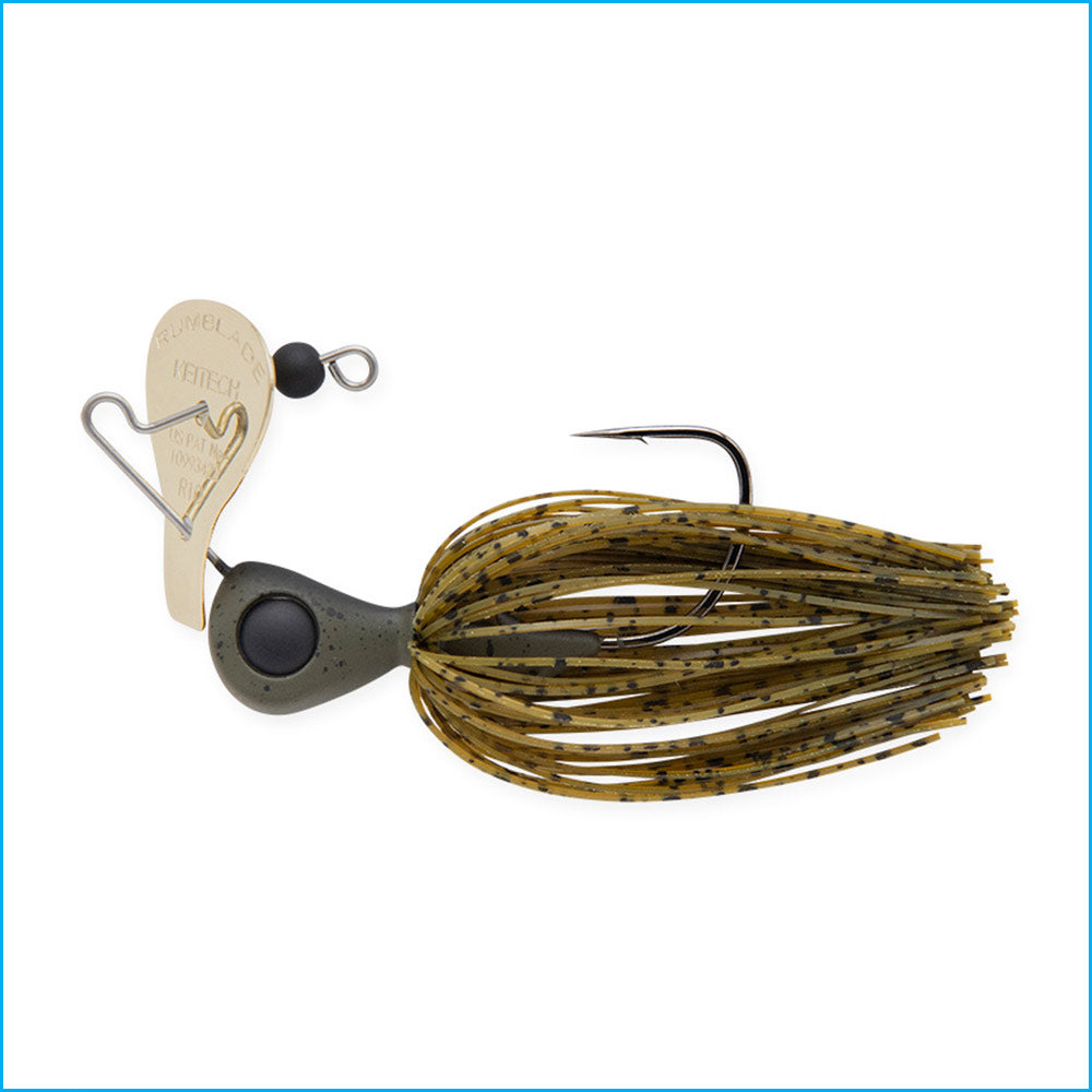 14g Runblade Jig (101) Green Pumpkin Pepper