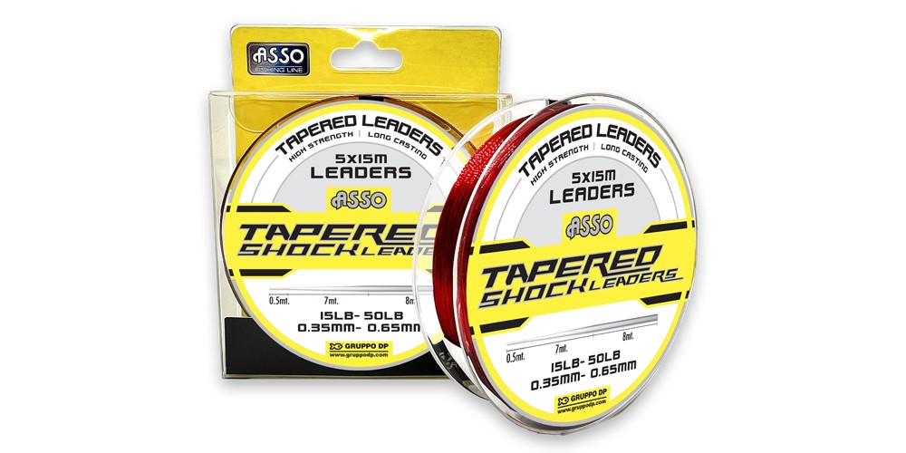 ASSO TAPERED SHOCK 10X15M SPOOL 1XPVC 0180/050 WHITE 00
