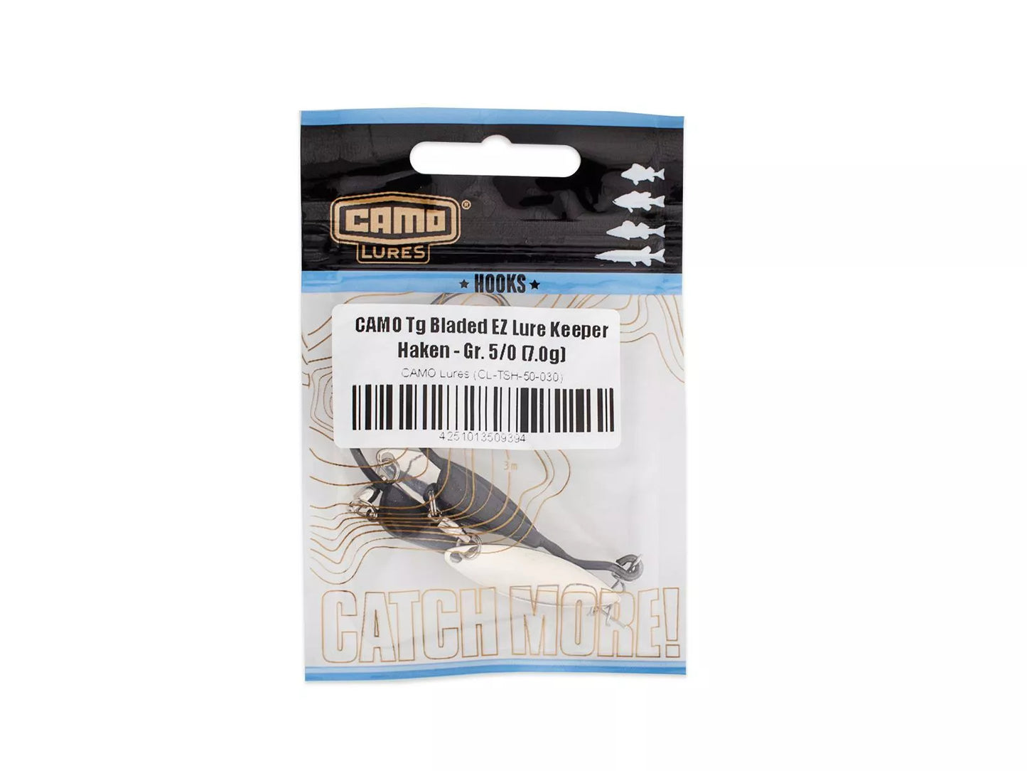 CAMO Tg Bladed EZ Lure Keeper Haken - Gr. 6/0 (7.0g)