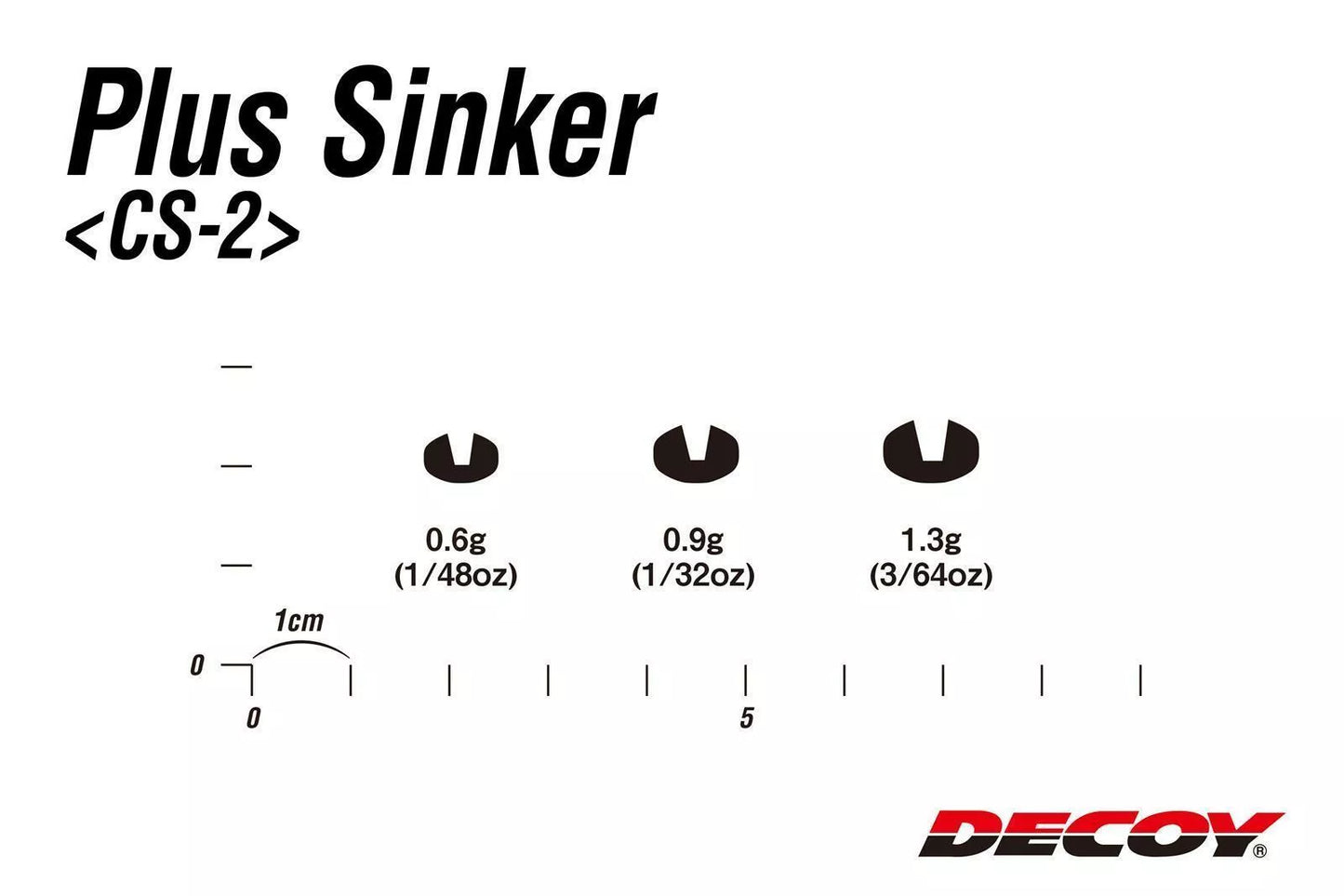 DECOY Plus Sinker - (0,6g / 1/48 oz.)