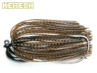 KEITECH Rubber Jig Model III - Green Pumpkin Tiger 3.5g