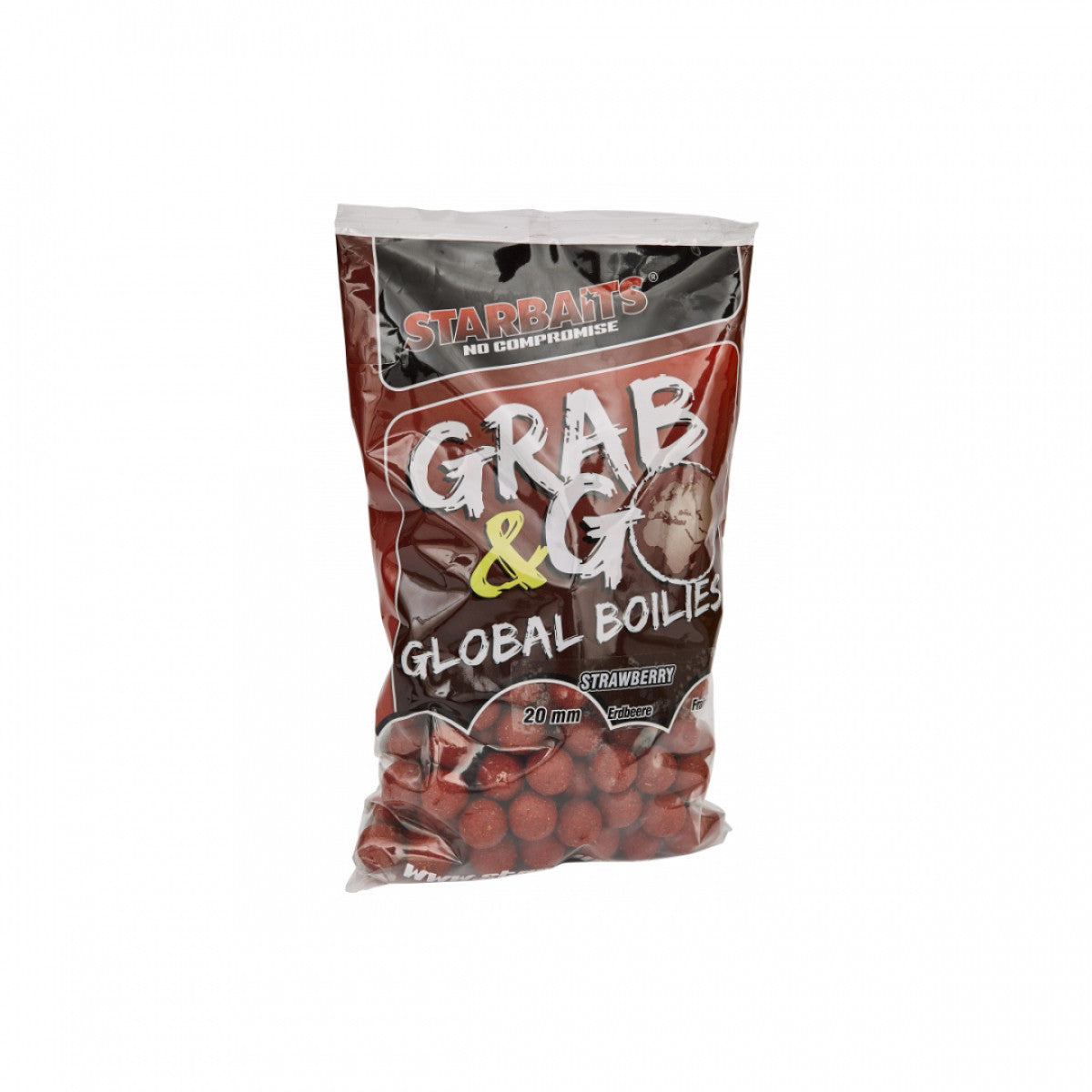 G&G GLOBAL BOILIES 1 KG STRAWBERRY JAM 24 MM