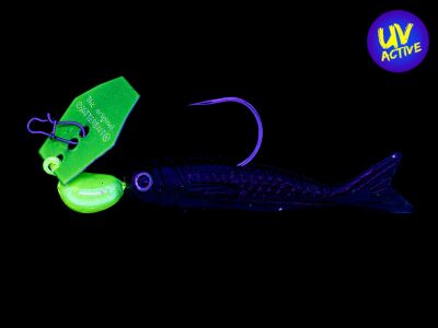 1,75g ChatterBait Flashback Mini - Chartreuse / Rainbow