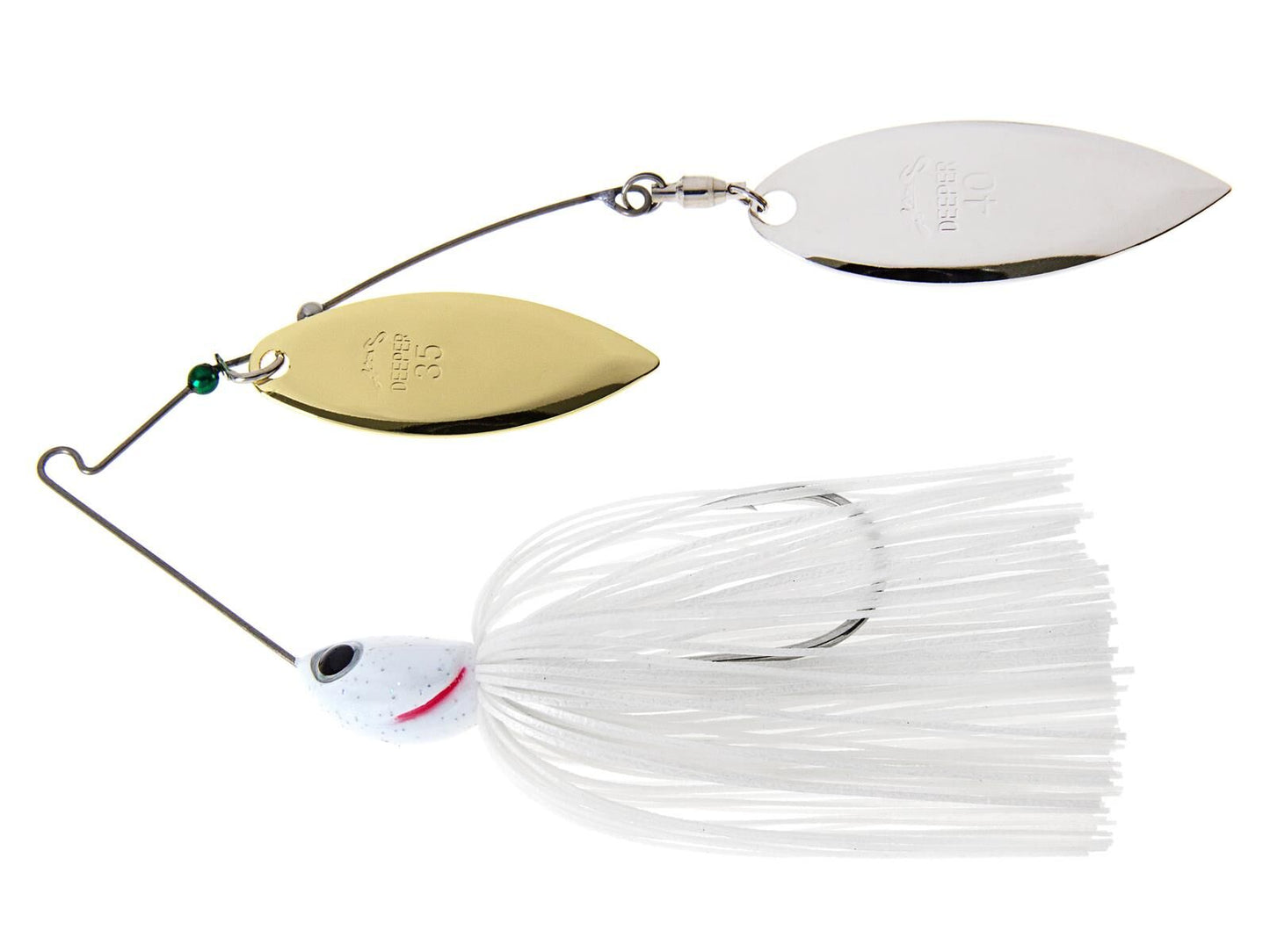 Nories 10.5g Shallow Roll (720) White Chartreuse Crystal