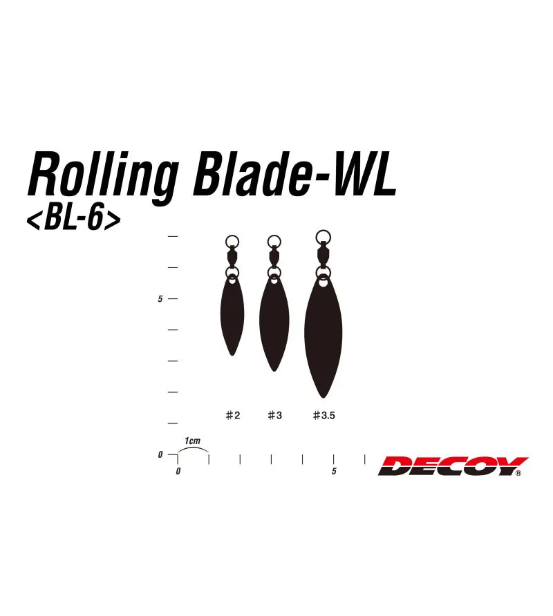 DECOY Rollin Blade WF BL-6S #3 Silver