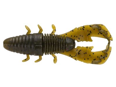3.75" YAMA Bug (297) Green  Pumpkin Black Flk.