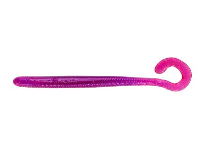 5.5" Curly Tail Worm - Aaron's Morning Dawn