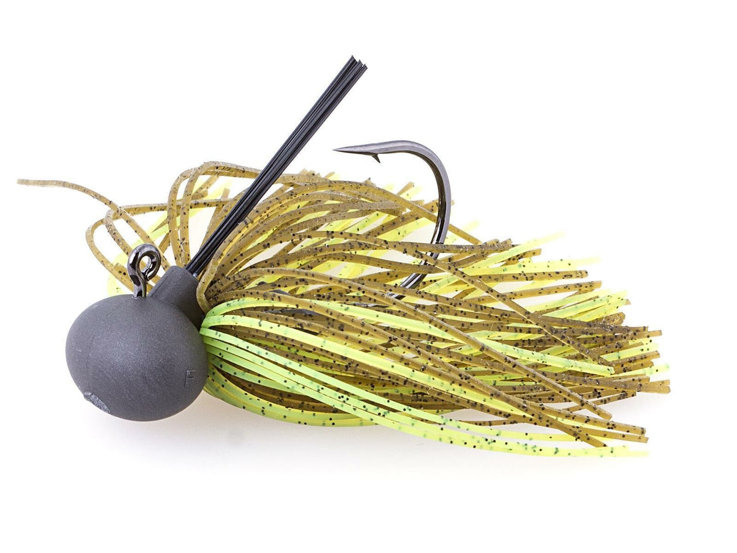 14g Rubber Jig Model II (Version 2) Green Pumpkin/Chartr