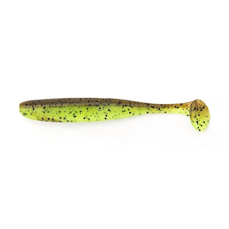 KEITECH 3 Easy Shiner - Green Pumpkin , Chartreuse