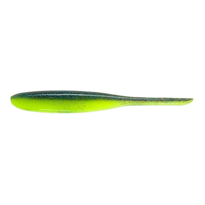 KEITECH 4 Shad Impact - Chartreuse Thunder