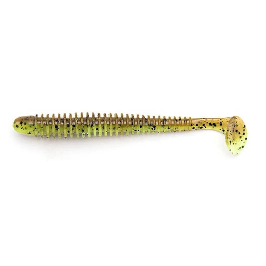 KEITECH 3.5 Swing Impact - Green Pumpkin , Chartreuse