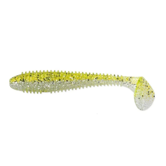 3.8` FAT Swing Impact - Chartreuse Ice Shad
