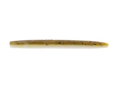 4" Senko (981) Green Pumpkin /White Laminate