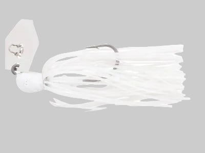 5.25g ChatterBait MicroMax - Pearl Ghost