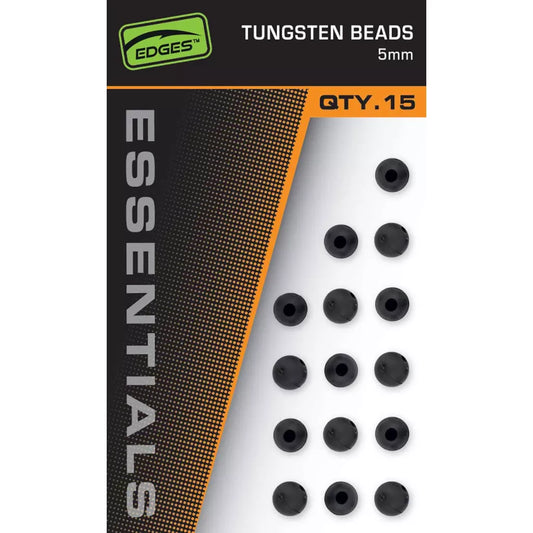 EDGE 5 MM TUNGSTEIN BEADS X 15