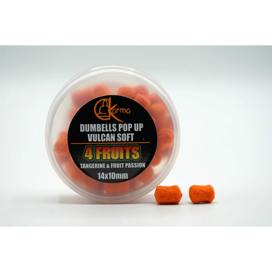 KB Dumbell Vulcan Soft Pop Up 4 Fruits 10x14 mm  - 25 g