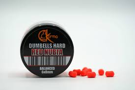 KB Dumbells Balanced Hard Red Nubia 6X8 mm - 15 g