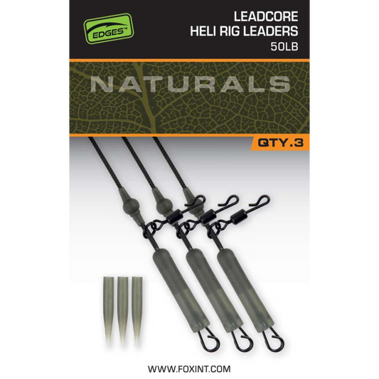 Natural Leadcore Heli Rig Leade