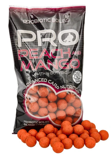 PRO PEACH & MANGO BOILIES 20MM 800g