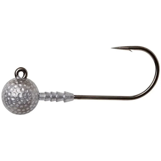 GOLF BALL JIGHEAD  10/0 10G NATURAL 20PCS BULK