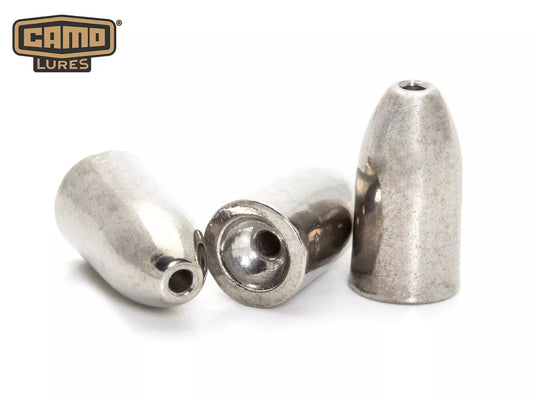CAMO Tungsten Bullet Weight - PLAIN 1.8g (5 Stk.)