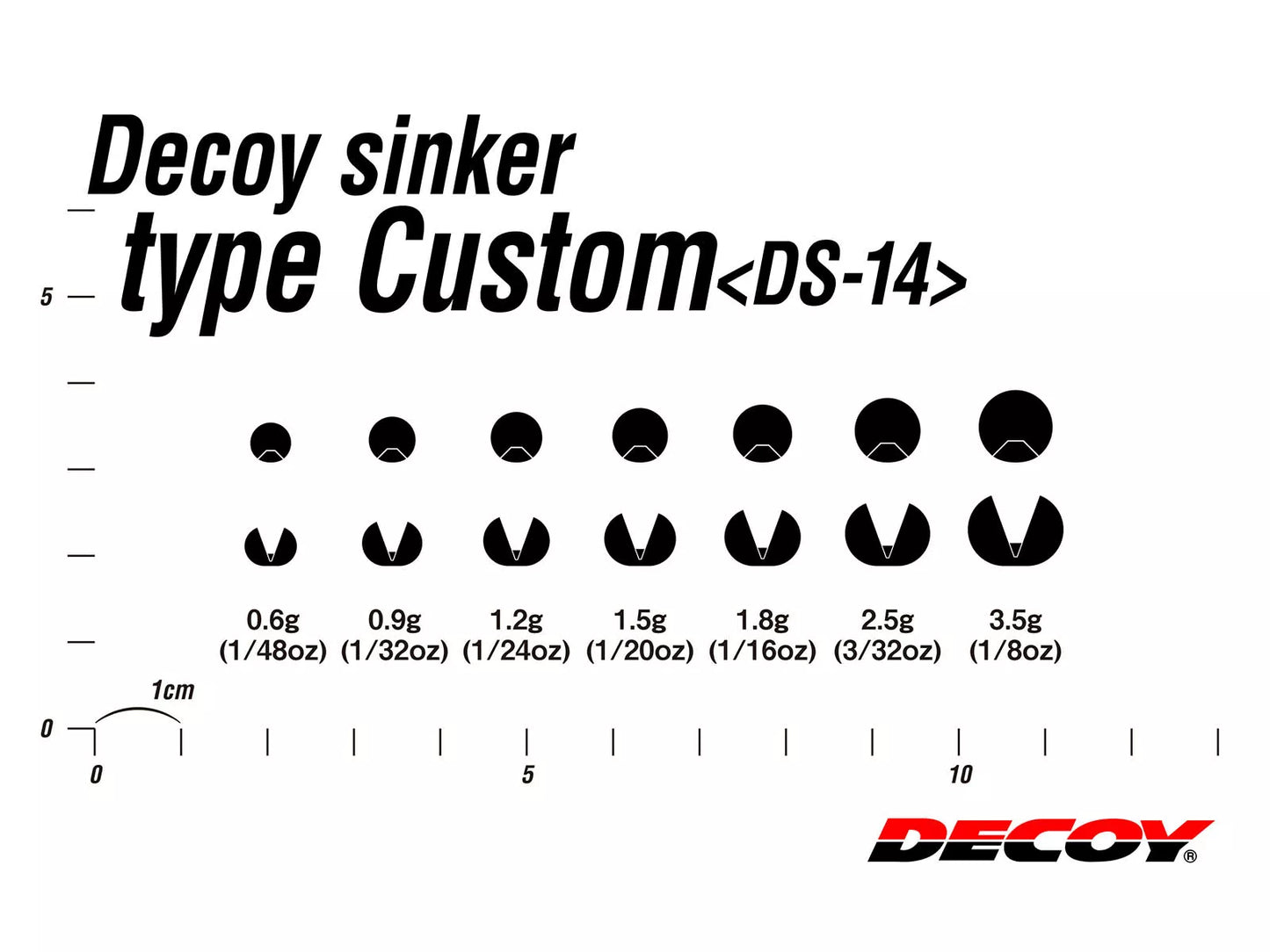 DECOY Sinker Type Custom DS-14 (1,2g)