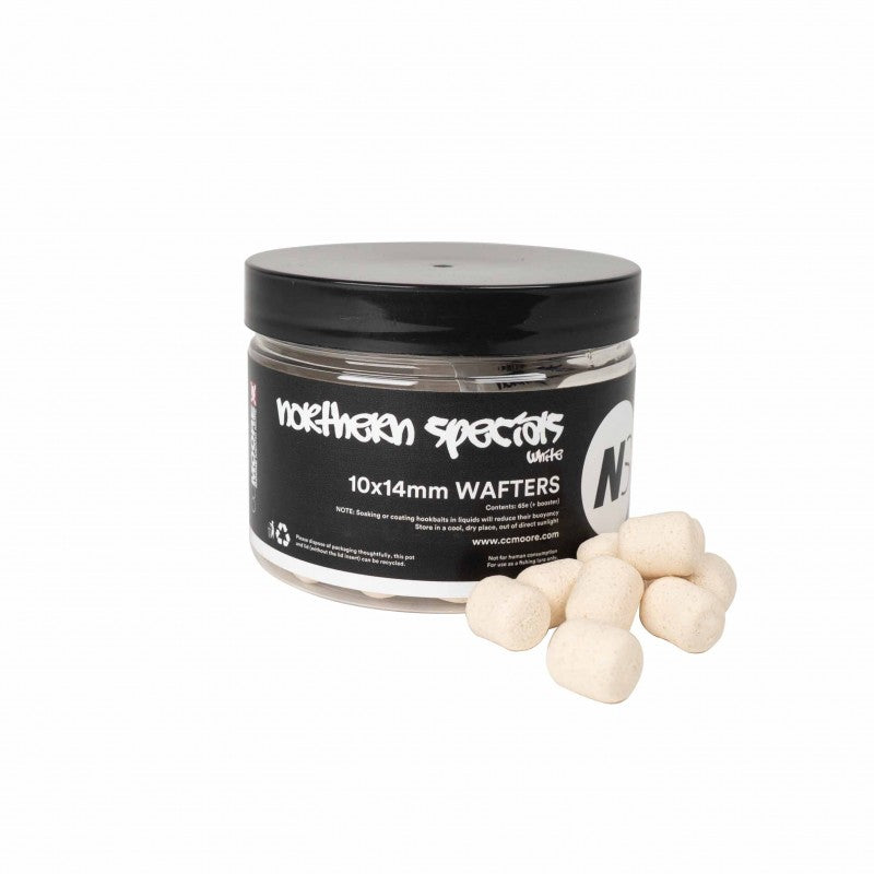 NS1 DUMBELL WAFTERS WHITE 10x14MM (65)