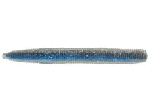 4" STICK WORM- SILVER / BLU