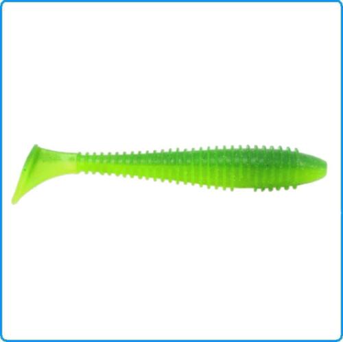 KEITECH 2 Shad Impact - Lime , Chartreuse