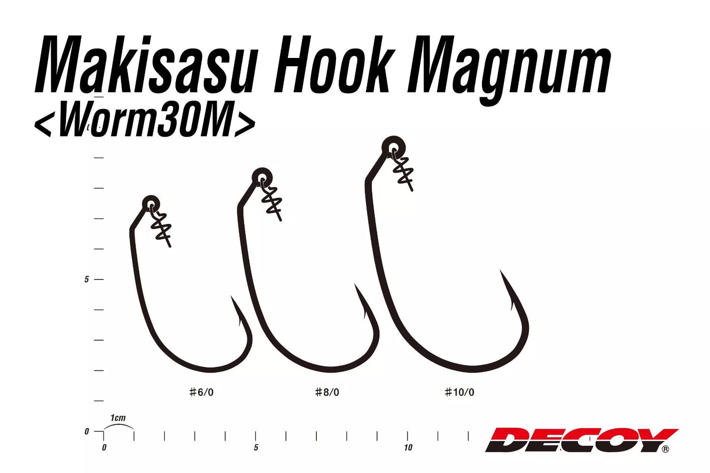 Makisasu Hook Magnum Worm30M - Gr. 8/0